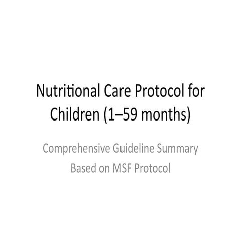 INTEGRATED MANAGEMENT OF ACUTE MALNUTRITION (IMAM) 1st EDITION NOVEMBER ...