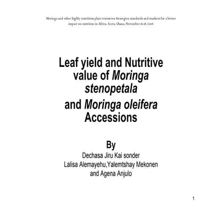 Nutritive value-of-moringa-stenopetala-and-moringa-oleifera