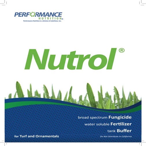 Nutrol brochure | PDF