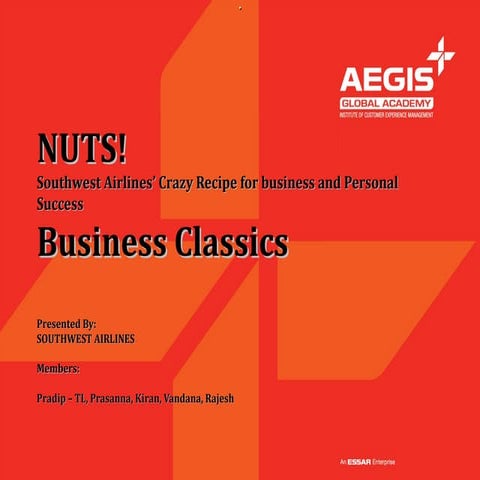 "Nuts!" Business Classics Presentation