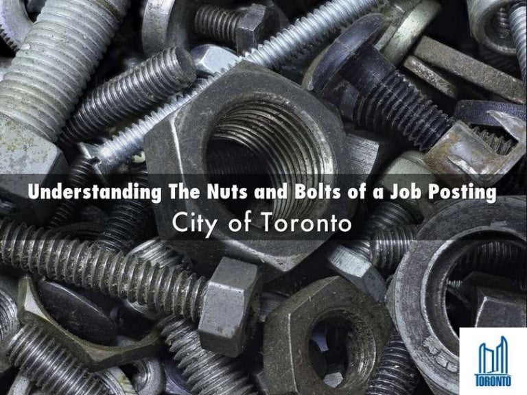 Understanding the Nuts and Bolts of a Job Posting