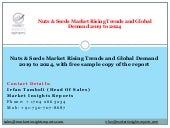 Nuts & seeds rising trends and global demand 2019 to 2024