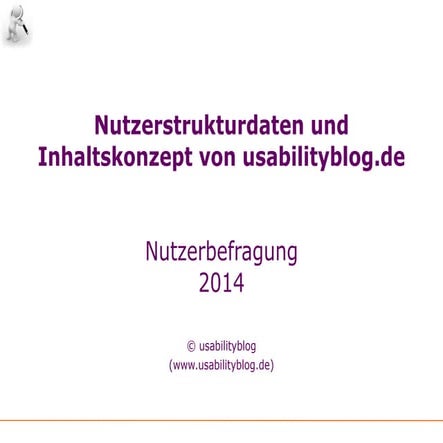 Nutzerstrukturdaten usabilityblog.de