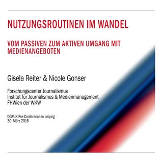 Nutzungsroutinen im Wandel