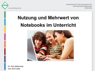 Nutzung und mehrwert von notebooks im unterricht