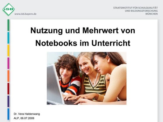 Nutzung und mehrwert von notebooks im unterricht