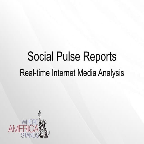 Social Pulse Reports - Real-time Internet Media Analysis