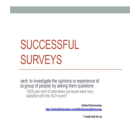 Critical Incident Technique: collecting data from a user’s perspective (aka W...