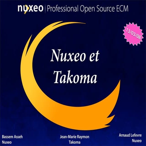 Nuxeo & Takoma @ Documation 2008