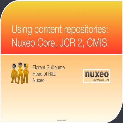 Devoxx08 - Nuxeo Core, JCR 2, CMIS 