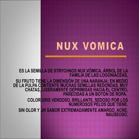 Nux vomica