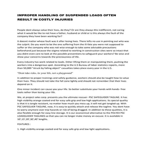 PSC SafeGuider Tagline