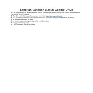Log In Google Drive