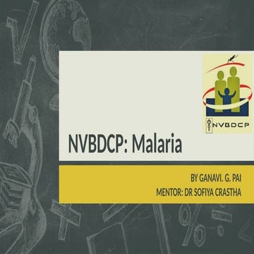 NVBDCP.ppt malaria mainly the cycle and control measures etc