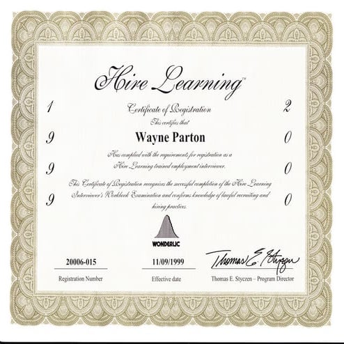 1199   wonderlic - hire learning