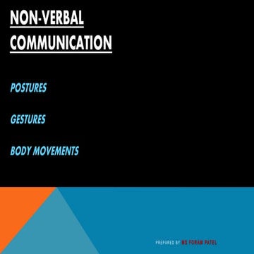 body language postures gestures | PPTX