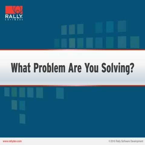 What Problem Is Your Startup Solving?