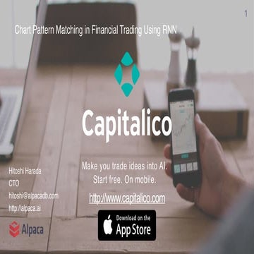 Capitalico / Chart Pattern Matching in Financial Trading Using RNN