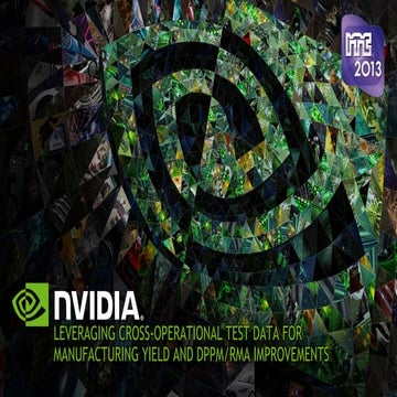 Leveraging Cross-Operational Test Data for Manufacturing Yield and DPPM/RMA I...