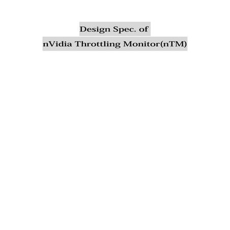 Tegra Throttling Monitor