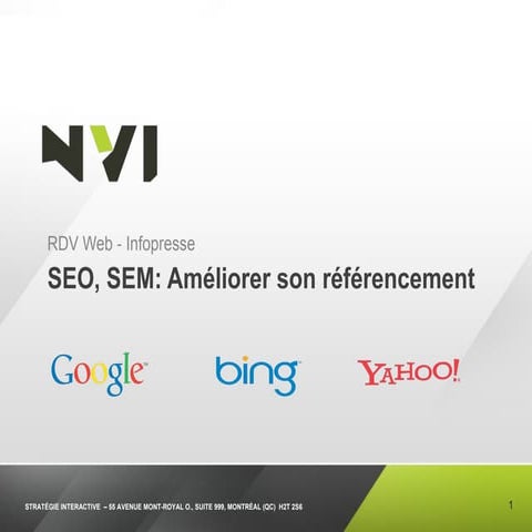 Rivalités entre SEO ET SEM au RDV WEB