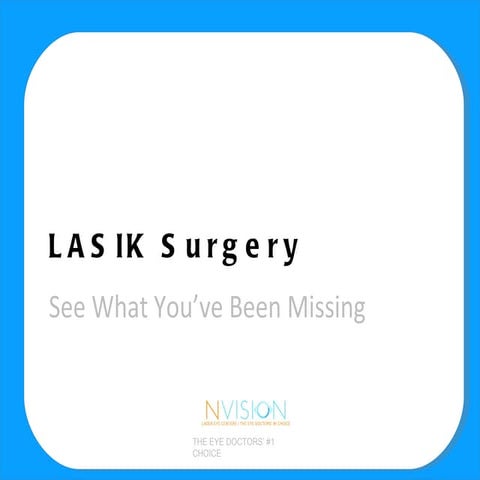 Nvision laser eye centers lasik