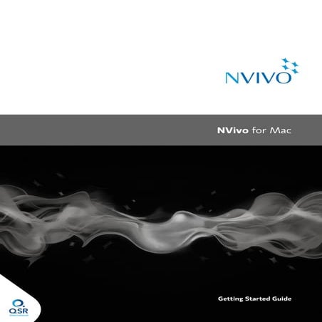 NVivo11 for mac -getting started guide
