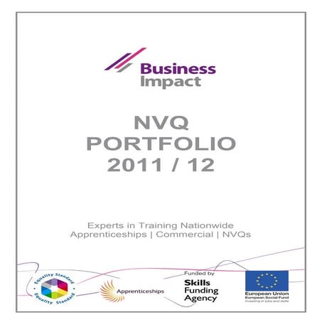 NVQ Portfolio 2011-12