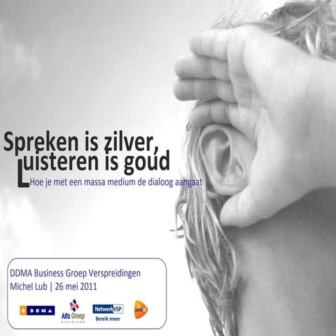 Spreken is zilver, luisteren is Goud | PPT