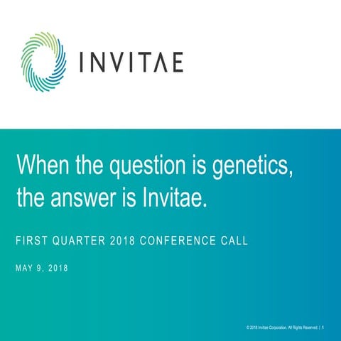 Invitae Investment Presentation | PPTX