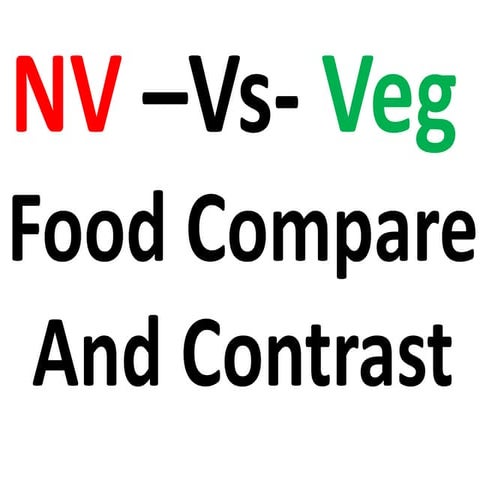 Nv vs v food compare