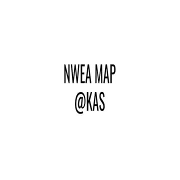 NWEA MAP @KAS  January 2018