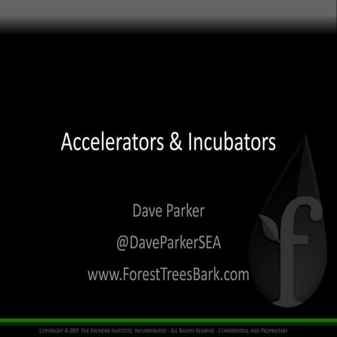 NWEN Accelerators & Incubators 