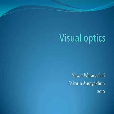 NW2011 Optic of human eye