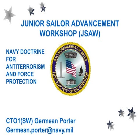 NWP 3-07-2 NAVAL DOCTRINE FOR ANTITERRORISM AND FORCE PROTECTION