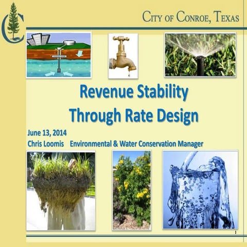 City of Conroe Revenue Stability Through Rate Design