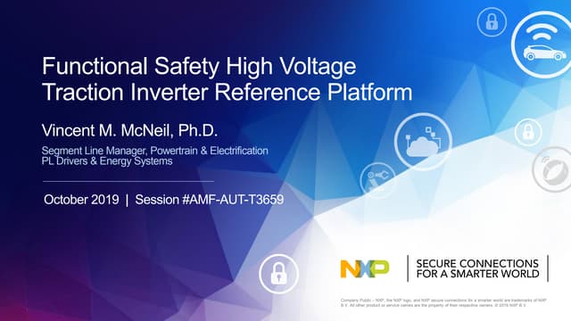NXP Functional Safety High Voltage Low voltage