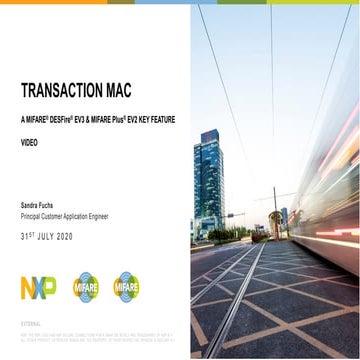 Transaction MAC Feature | PDF