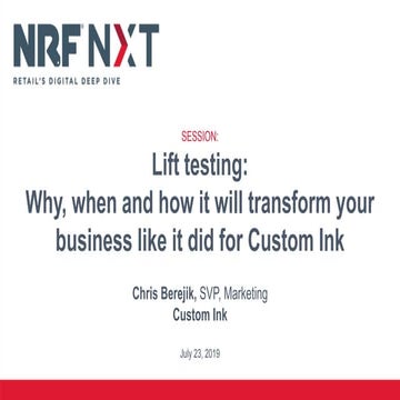 Lift testing: Why, when, and how it will transform your business like it did ...
