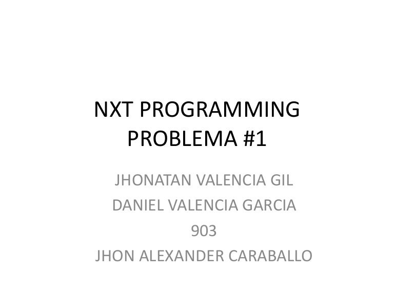 Nxt programming