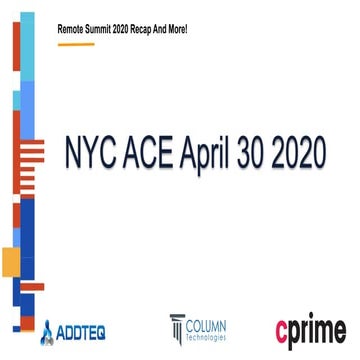 NYC ACE April 30 2020