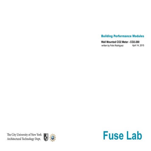 Wall Mounted CO2 Meter (CO2-200)