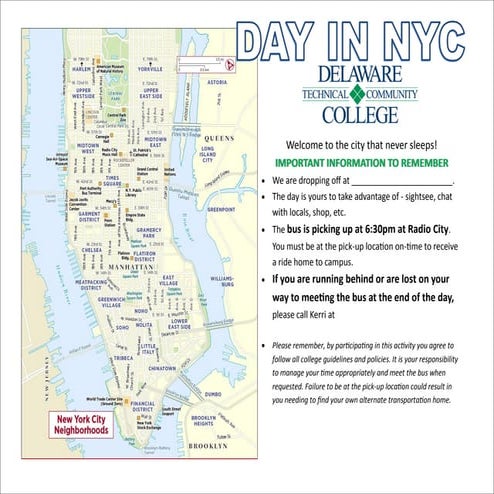 NYC guide for student groups