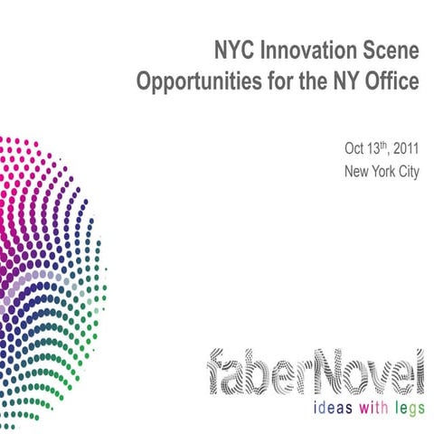 NYC innovation scene