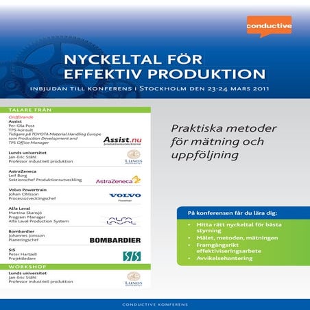Nyckeltal FöR Effektiv Produktion