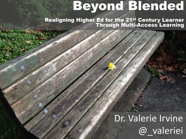 Dr. Valerie Irvine 2014 Keynote