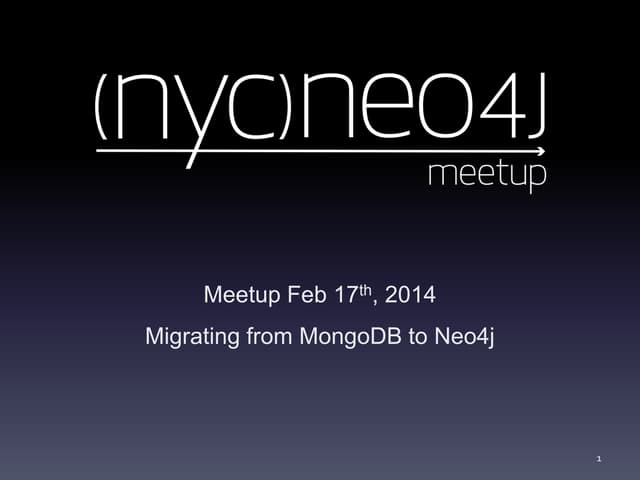 Migrating from MongoDB to Neo4j - Lessons Learned