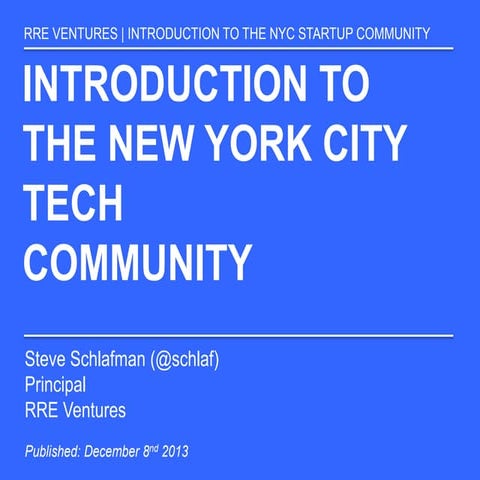 The Guide to NYC Tech 
