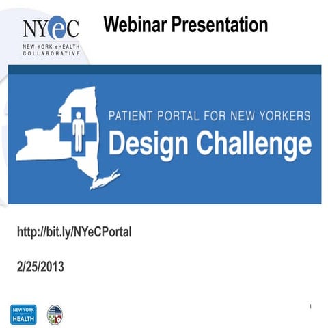 Patient Portal Challenge Webinar Slides 2/25