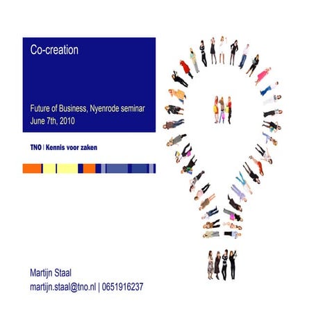 Co-creatie presentatie TNO Nyenrode future of business